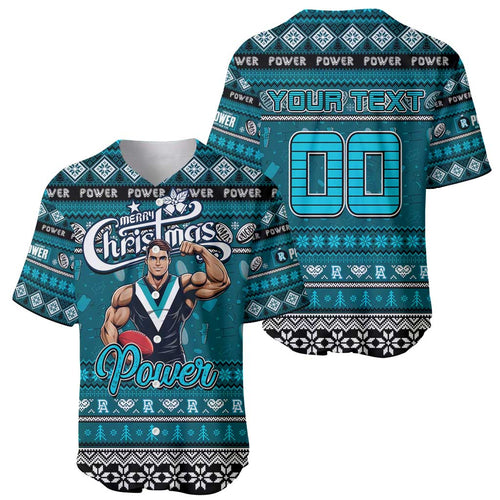 Personalized Power Rugby Xmas Baseball Jersey Australia AFL Mascot