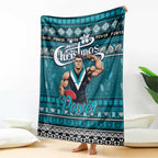 Power Football Xmas Blanket Australia AFL Mascot