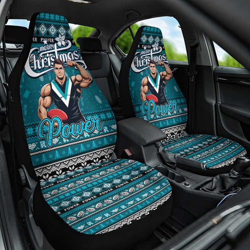 Power Football Xmas Car Seat Cover Australia AFL Mascot