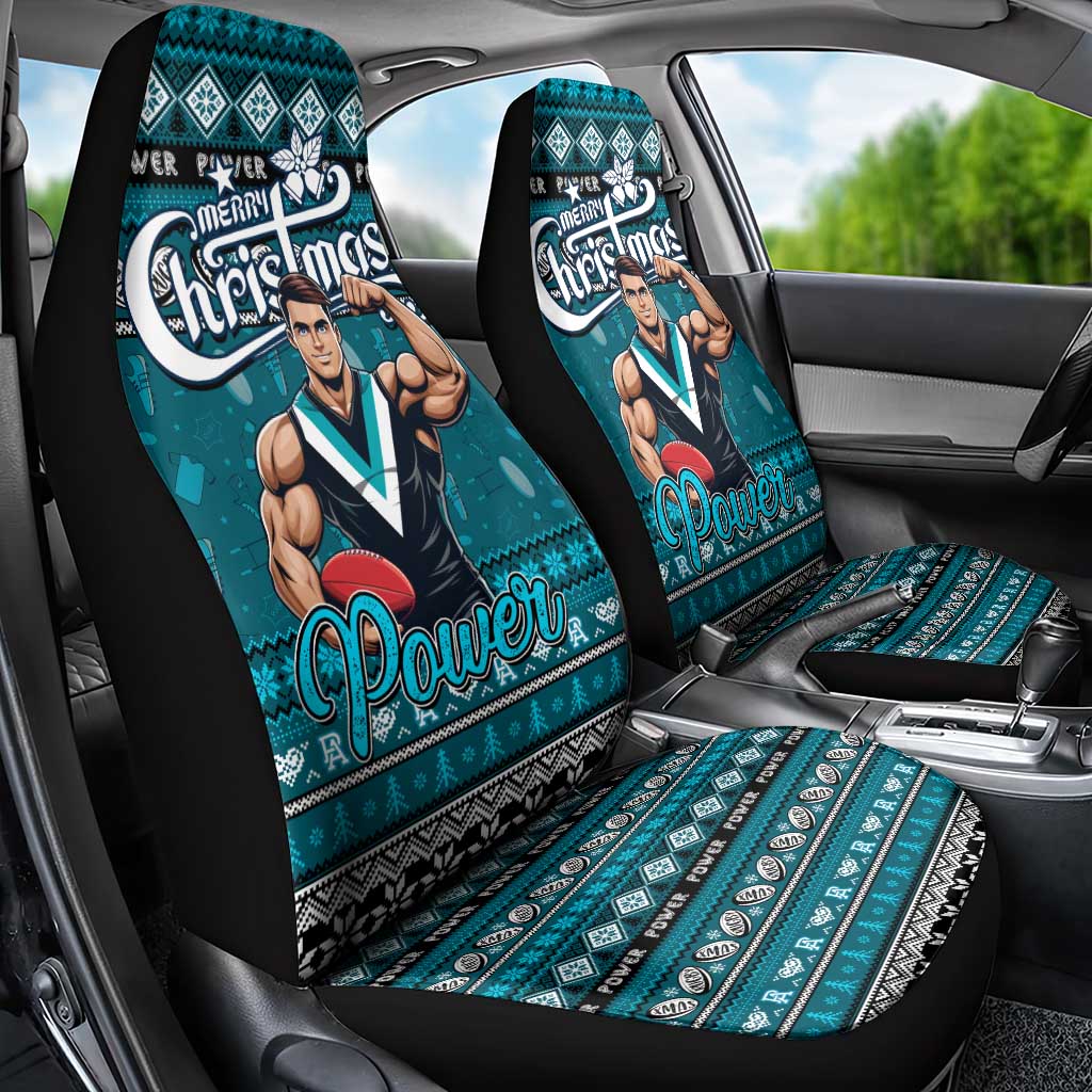 Power Football Xmas Car Seat Cover Australia AFL Mascot