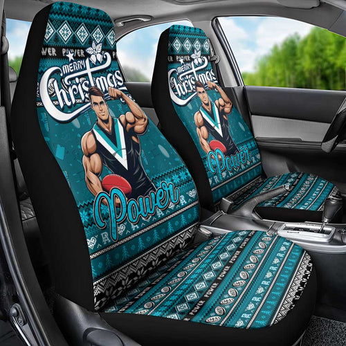 Power Football Xmas Car Seat Cover Australia AFL Mascot