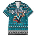 Personalized Power Rugby Xmas Hawaiian Shirt Australia AFL Mascot