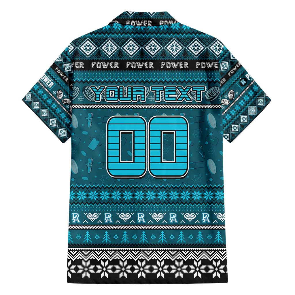 Personalized Power Rugby Xmas Hawaiian Shirt Australia AFL Mascot