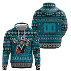 Personalized Power Rugby Xmas Hoodie Australia AFL Mascot