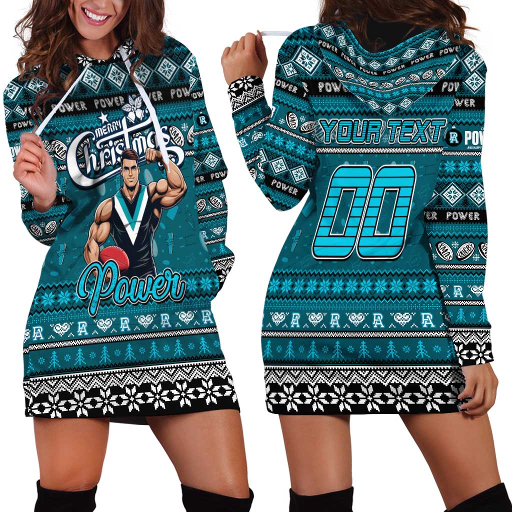 Personalized Power Rugby Xmas Hoodie Dress Australia AFL Mascot