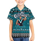 Personalized Power Rugby Xmas Kid Hawaiian Shirt Australia AFL Mascot