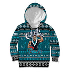 Personalized Power Rugby Xmas Kid Hoodie Australia AFL Mascot