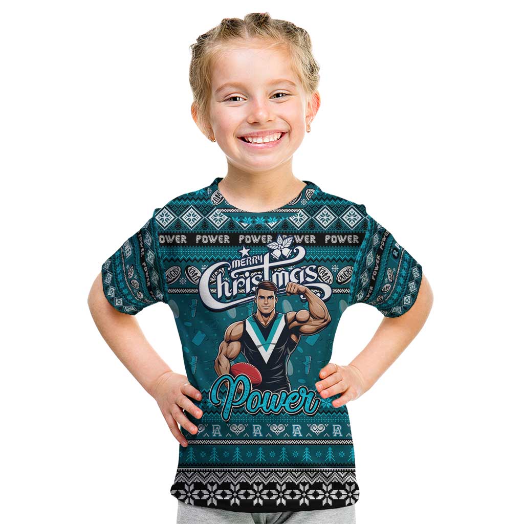 Personalized Power Rugby Xmas Kid T Shirt Australia AFL Mascot
