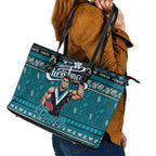 Power Football Xmas Leather Tote Bag Australia AFL Mascot
