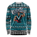 Personalized Power Rugby Xmas Long Sleeve Shirt Australia AFL Mascot