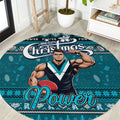 Power Football Xmas Round Carpet Australia AFL Mascot