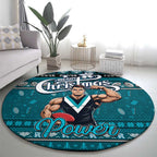 Power Football Xmas Round Carpet Australia AFL Mascot