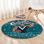 Power Football Xmas Round Carpet Australia AFL Mascot