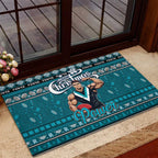Power Football Xmas Rubber Doormat Australia AFL Mascot