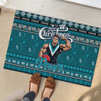 Power Football Xmas Rubber Doormat Australia AFL Mascot