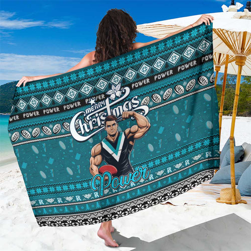 Power Football Xmas Sarong Australia AFL Mascot