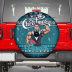 Power Football Xmas Spare Tire Cover Australia AFL Mascot