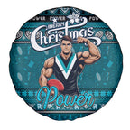Power Football Xmas Spare Tire Cover Australia AFL Mascot