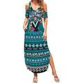 Personalized Power Rugby Xmas Summer Maxi Dress Australia AFL Mascot