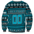 Personalized Power Rugby Xmas Sweatshirt Australia AFL Mascot