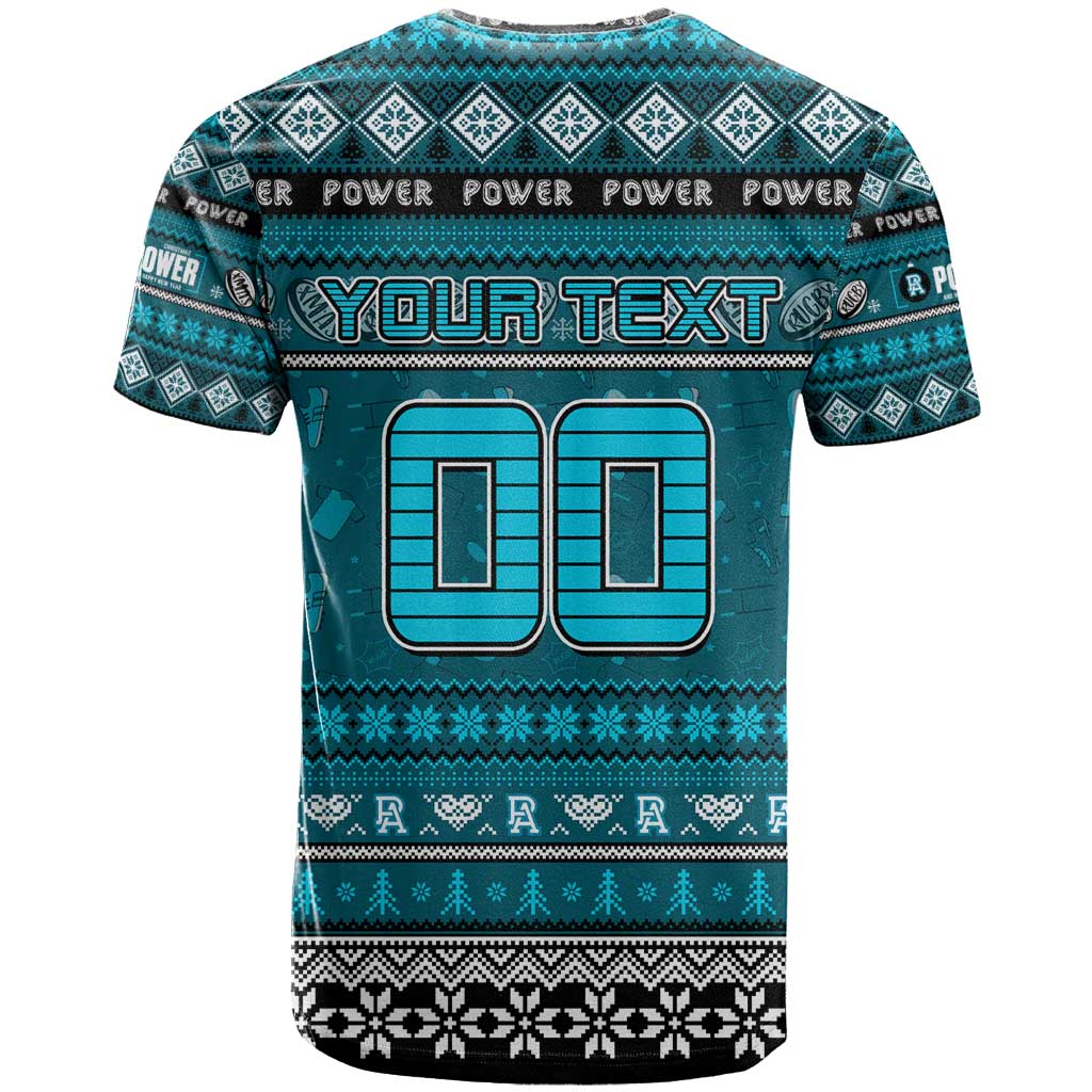 Personalized Power Rugby Xmas T Shirt Australia AFL Mascot