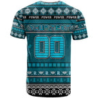Personalized Power Rugby Xmas T Shirt Australia AFL Mascot