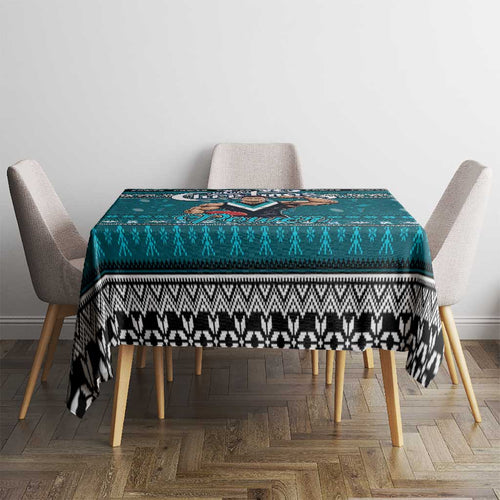 Power Football Xmas Tablecloth Australia AFL Mascot