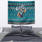 Power Football Xmas Tapestry Australia AFL Mascot