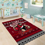 Bombers Football Xmas Area Rug Australia AFL Mascot