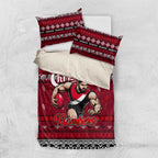 Bombers Football Xmas Bedding Set Australia AFL Mascot