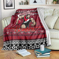 Bombers Football Xmas Blanket Australia AFL Mascot
