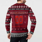 Personalized Bombers Rugby Xmas Button Sweatshirt Australia AFL Mascot