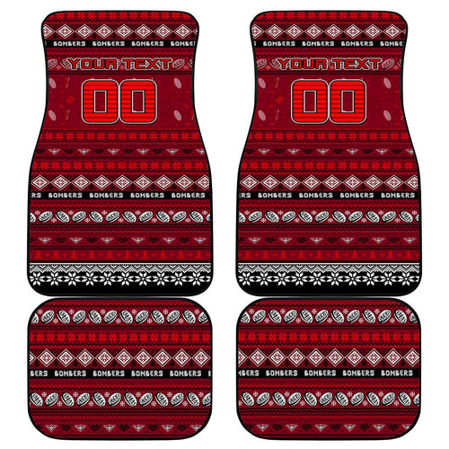 Bombers Football Xmas Car Mats Australia AFL Mascot