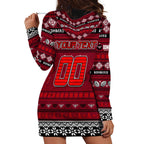 Personalized Bombers Rugby Xmas Hoodie Dress Australia AFL Mascot
