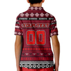 Personalized Bombers Rugby Xmas Kid Polo Shirt Australia AFL Mascot