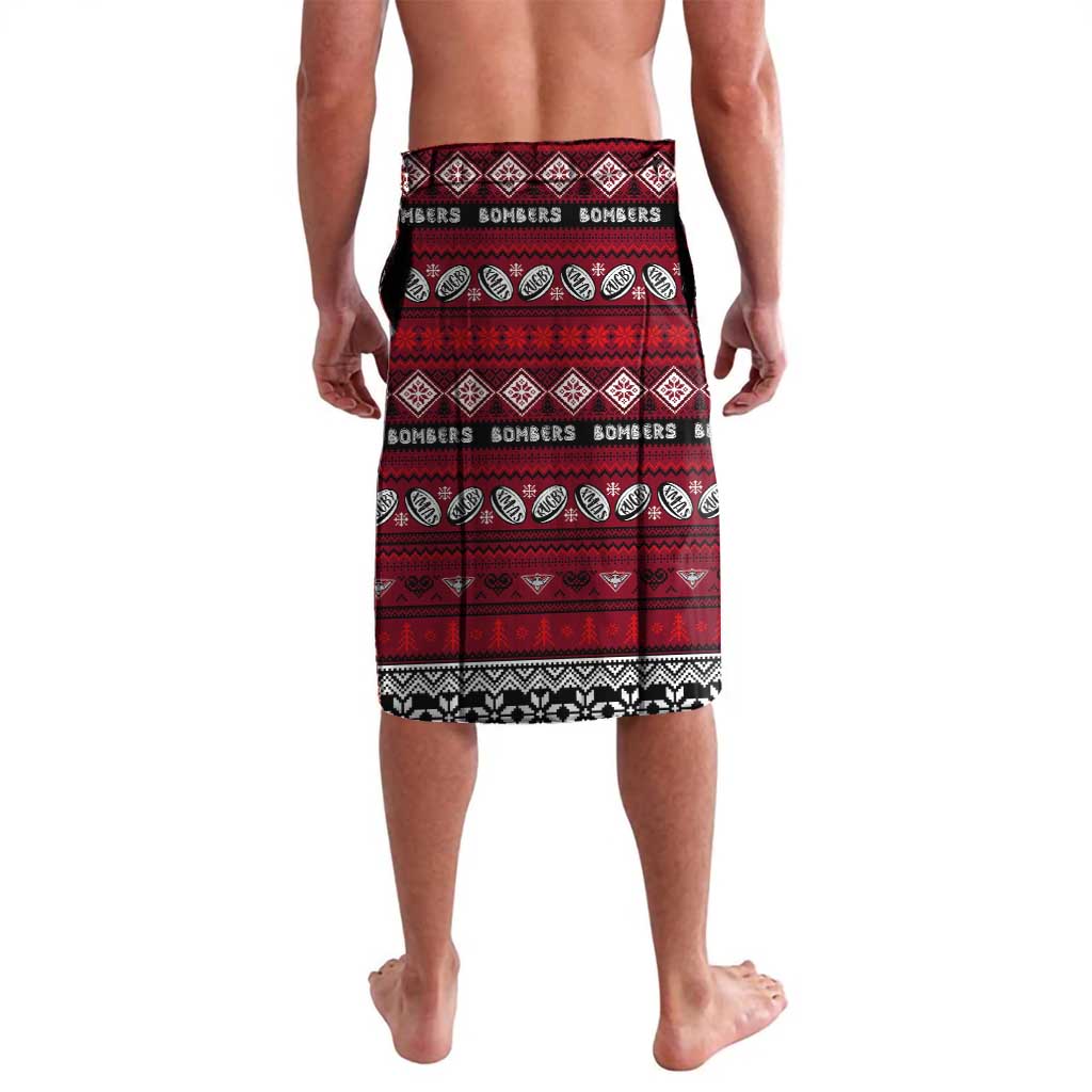 Personalized Bombers Rugby Xmas Lavalava Australia AFL Mascot