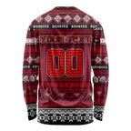 Personalized Bombers Rugby Xmas Long Sleeve Shirt Australia AFL Mascot