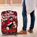 Bombers Football Xmas Luggage Cover Australia AFL Mascot
