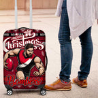 Bombers Football Xmas Luggage Cover Australia AFL Mascot