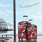 Bombers Football Xmas Luggage Cover Australia AFL Mascot