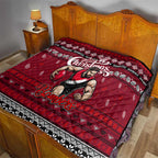 Bombers Football Xmas Quilt Australia AFL Mascot