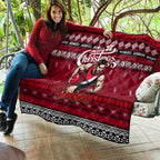 Bombers Football Xmas Quilt Australia AFL Mascot
