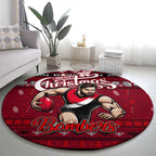 Bombers Football Xmas Round Carpet Australia AFL Mascot