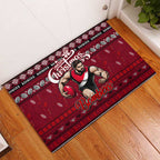 Bombers Football Xmas Rubber Doormat Australia AFL Mascot