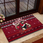 Bombers Football Xmas Rubber Doormat Australia AFL Mascot