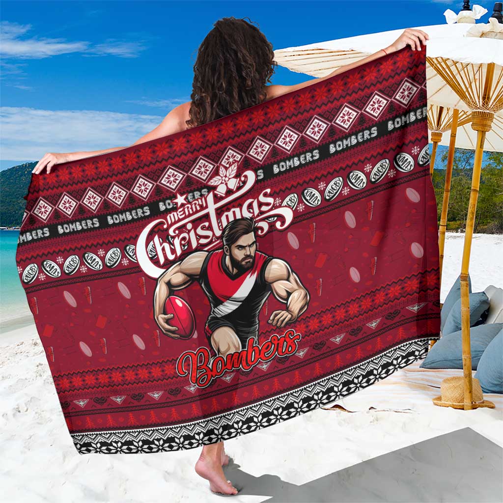 Bombers Football Xmas Sarong Australia AFL Mascot