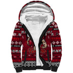 Personalized Bombers Rugby Xmas Sherpa Hoodie Australia AFL Mascot