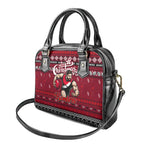 Bombers Football Xmas Shoulder Handbag Australia AFL Mascot
