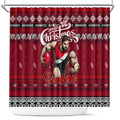 Bombers Football Xmas Shower Curtain Australia AFL Mascot