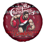 Bombers Football Xmas Spare Tire Cover Australia AFL Mascot